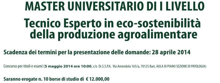 Locandina Master ECOP4 I Livello