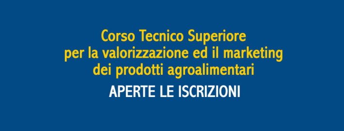 corso tecnico superiore marketing agroalimentare